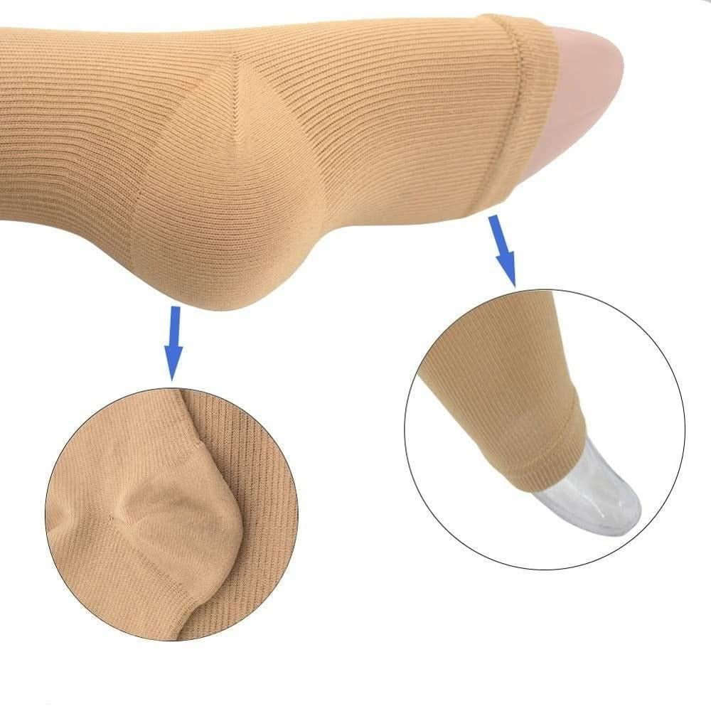 SupportEase - support stockings with zip for comfortable compression & easy handling