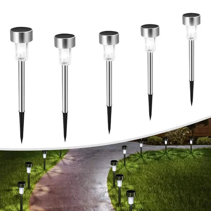 Solar LED lamp for the garden - weatherproof, energy-efficient with integrated light sensor