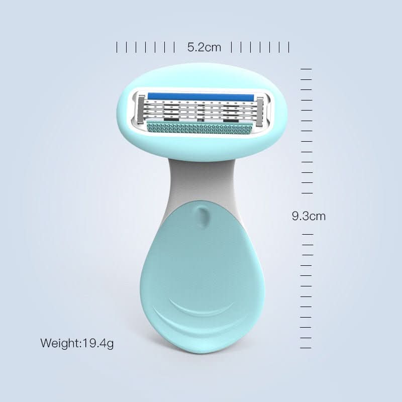 Sharpge - 4-blade compact razor with storage box | Smooth skin on the go & at home