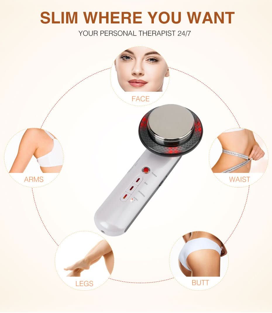 SLIMSHAPE – 3-in-1 Cellulite and Fat Burner with EMS, Ultrasound & Infrared