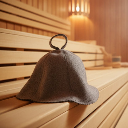 FELTGARD – Heat-protective sauna hat made of 3 mm material for maximum comfort