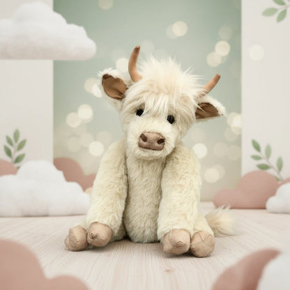 BLOOMCOW – Highland cow with flower crown decoration
