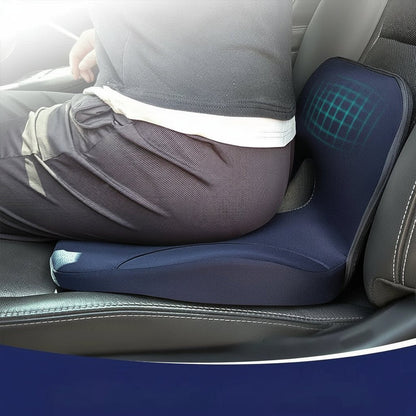 CURVICUSH – L-shaped memory foam pillow for waist stabilization & hip comfort