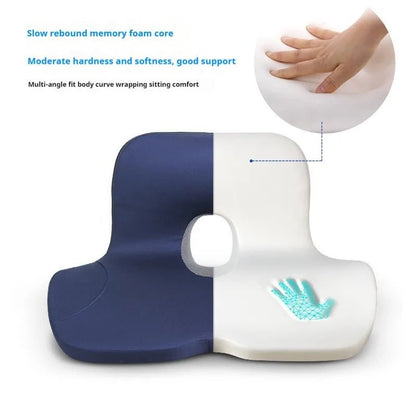 CURVICUSH – L-shaped memory foam pillow for waist stabilization & hip comfort