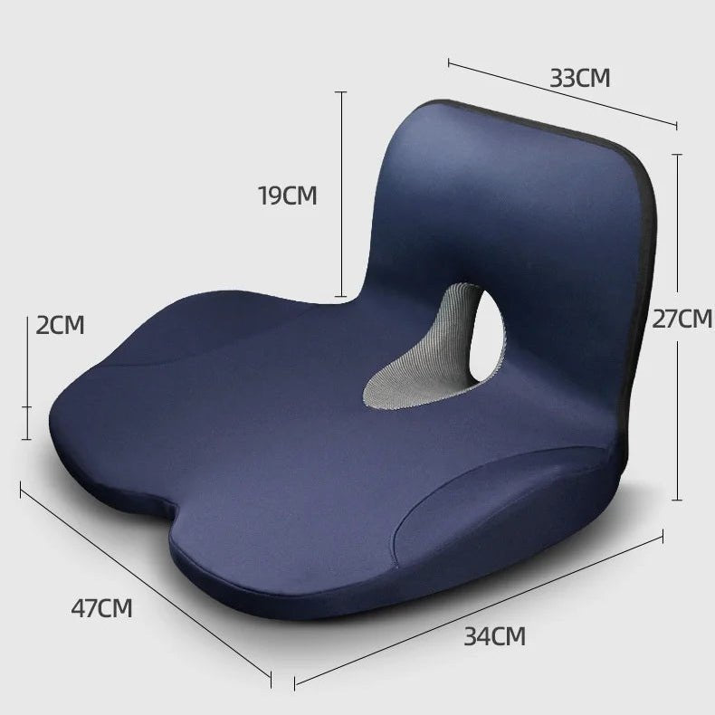 CURVICUSH – L-shaped memory foam pillow for waist stabilization & hip comfort