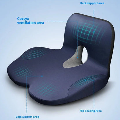CURVICUSH – L-shaped memory foam pillow for waist stabilization & hip comfort