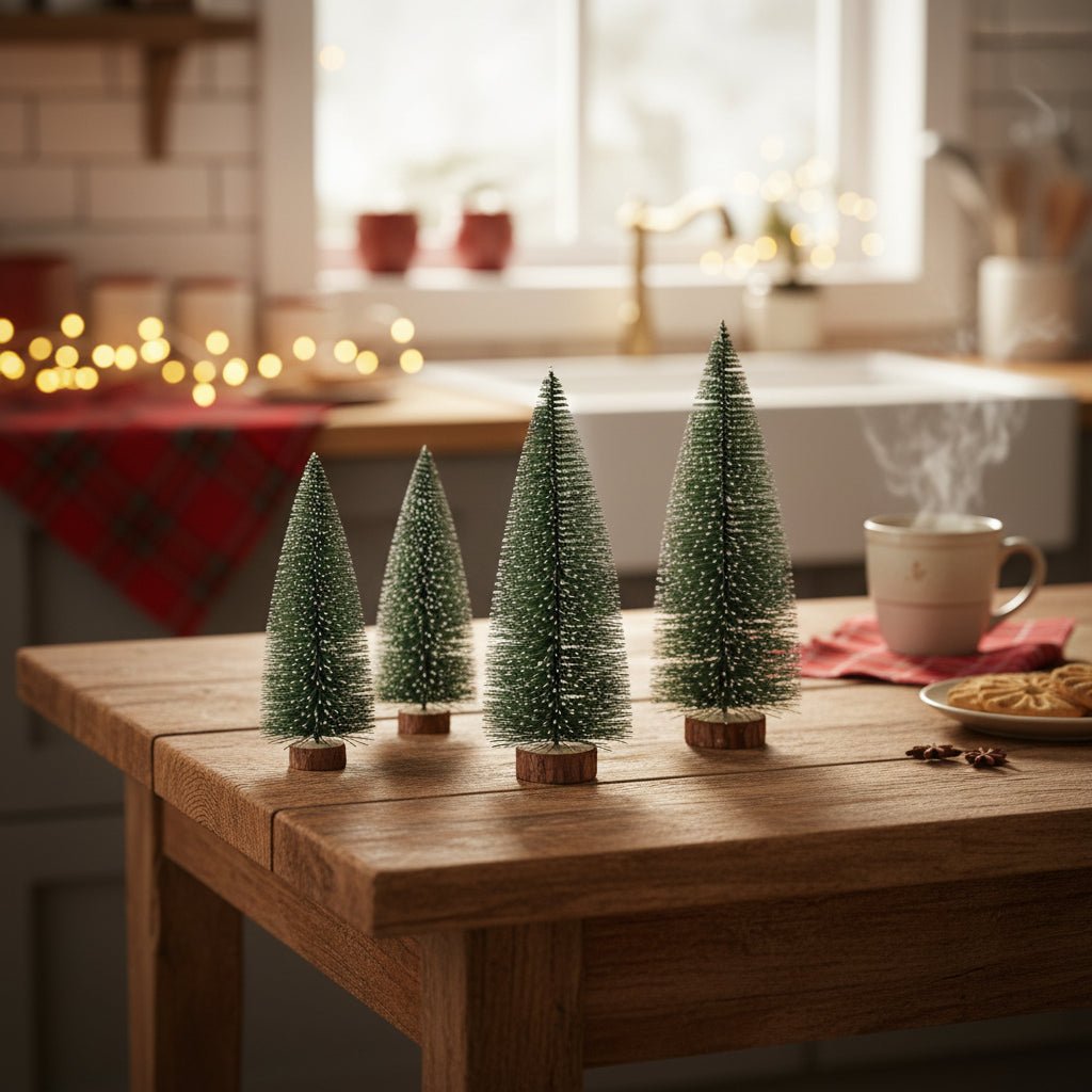 FROSTYFIR – Snow-covered Mini Christmas Tree for Table & Room Decor