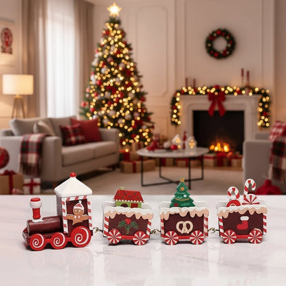 NORTHLINE – Festive Train Christmas Decoration made of Wood and Plastic