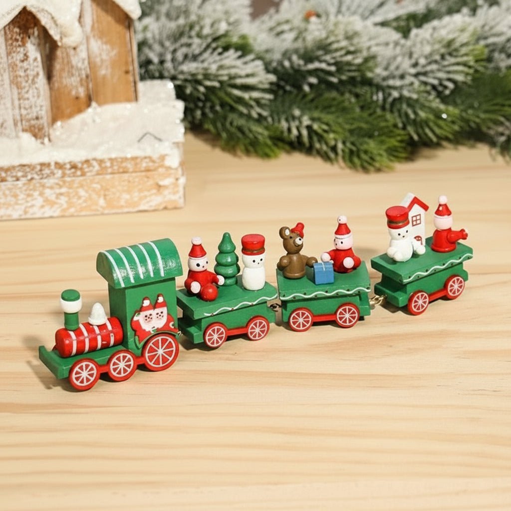 NORTHLINE – Festive Train Christmas Decoration made of Wood and Plastic