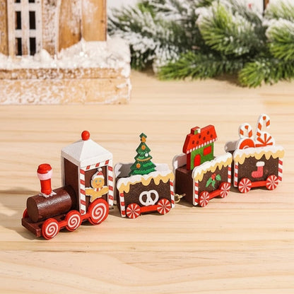 NORTHLINE – Festive Train Christmas Decoration made of Wood and Plastic