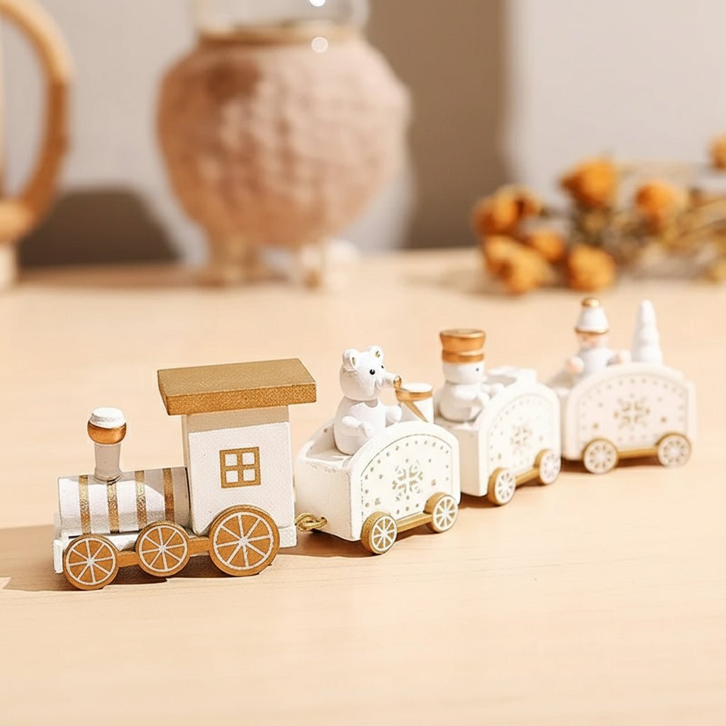 NORTHLINE – Festive Train Christmas Decoration made of Wood and Plastic