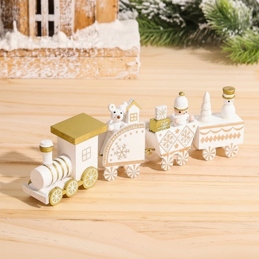 NORTHLINE – Festive Train Christmas Decoration made of Wood and Plastic