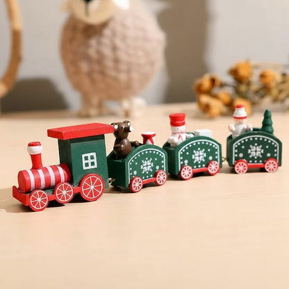 NORTHLINE – Festive Train Christmas Decoration made of Wood and Plastic
