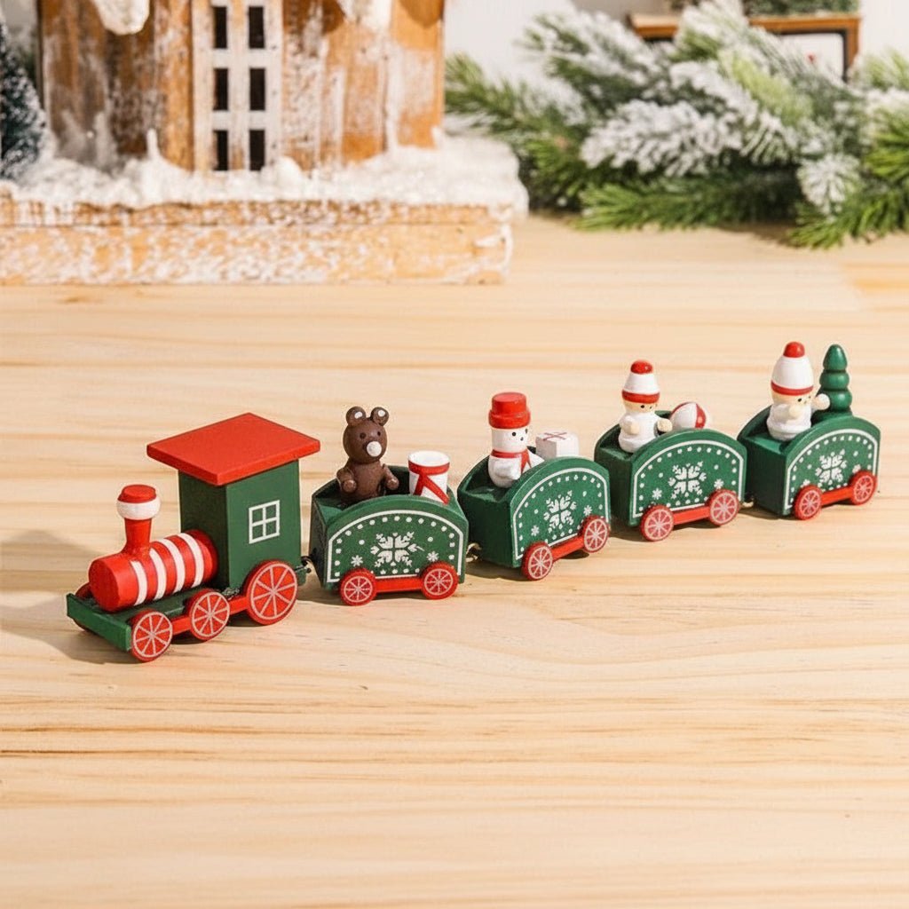 NORTHLINE – Festive Train Christmas Decoration made of Wood and Plastic