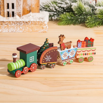 NORTHLINE – Festive Train Christmas Decoration made of Wood and Plastic