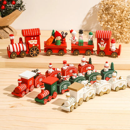 NORTHLINE – Festive Train Christmas Decoration made of Wood and Plastic