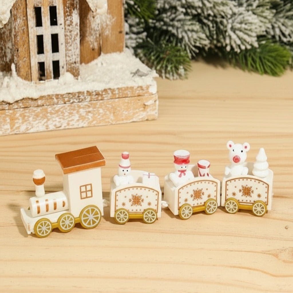 NORTHLINE – Festive Train Christmas Decoration made of Wood and Plastic