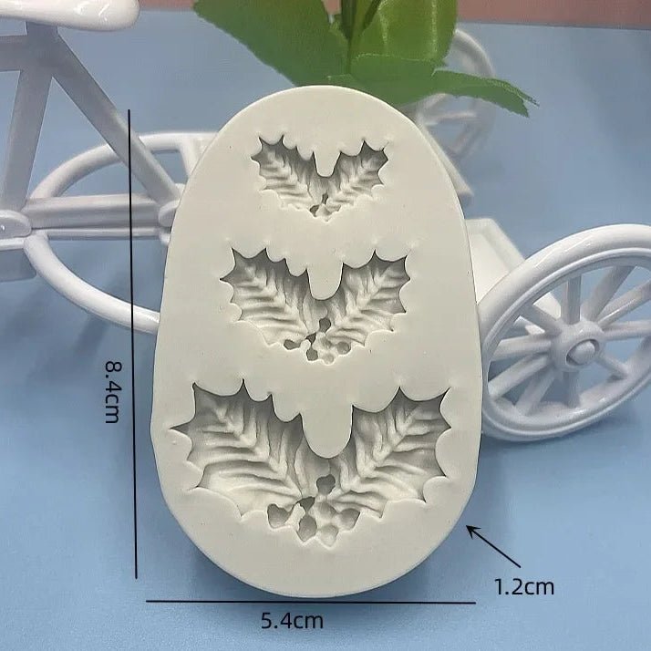 FESTILEAF – Christmas shapes for leaves & bells for cake, cookie & cupcake decoration