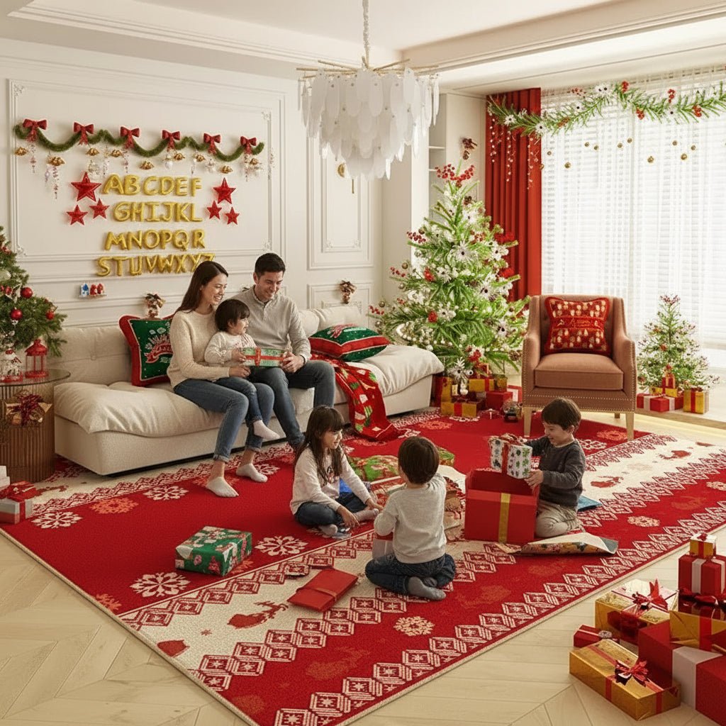 SPICESTEP – Warmer non-slip carpet with Christmas colors