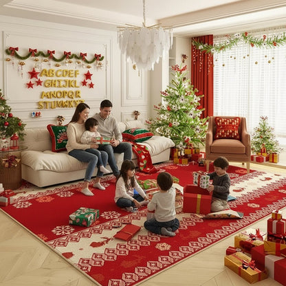 SPICESTEP – Warmer non-slip carpet with Christmas colors