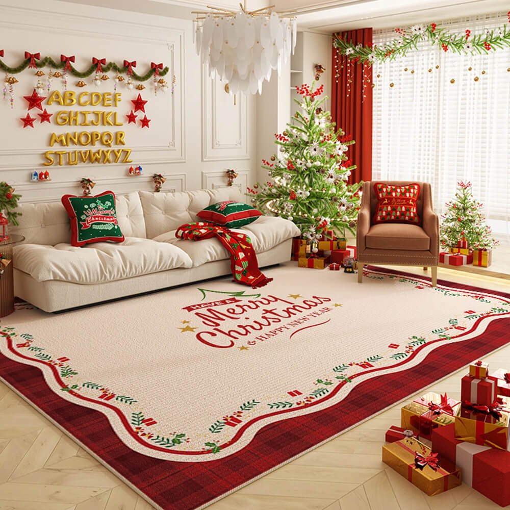 SPICESTEP – Warmer non-slip carpet with Christmas colors