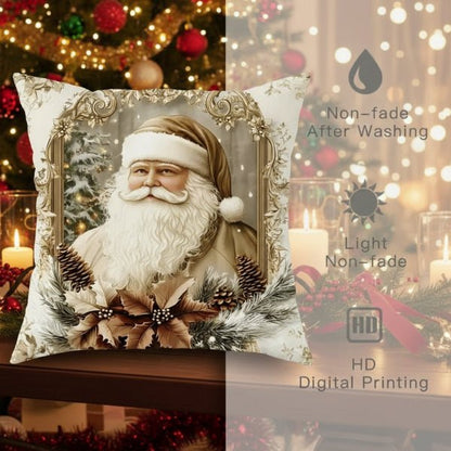 SNOWBOW – Festive velvet cushion covers with vintage Christmas motifs