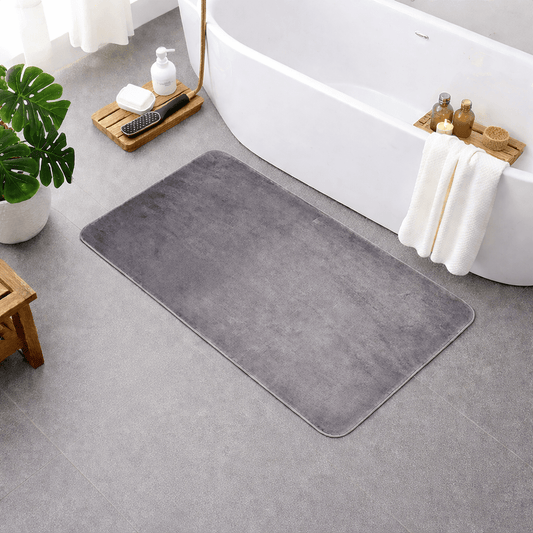 WOHLTRITT – Memory Foam Bath Mat with Anti-Slip Function