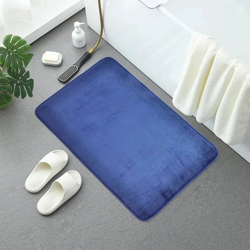 WOHLTRITT – Memory Foam Bath Mat with Anti-Slip Function