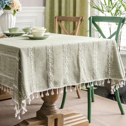 TABLELUXE – Tablecloth made of cotton and linen for an elegant look