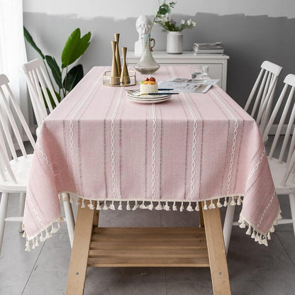 TABLELUXE – Tablecloth made of cotton and linen for an elegant look