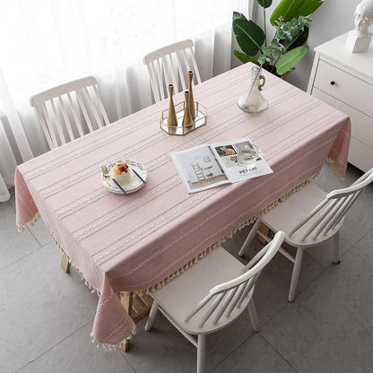 TABLELUXE – Tablecloth made of cotton and linen for an elegant look
