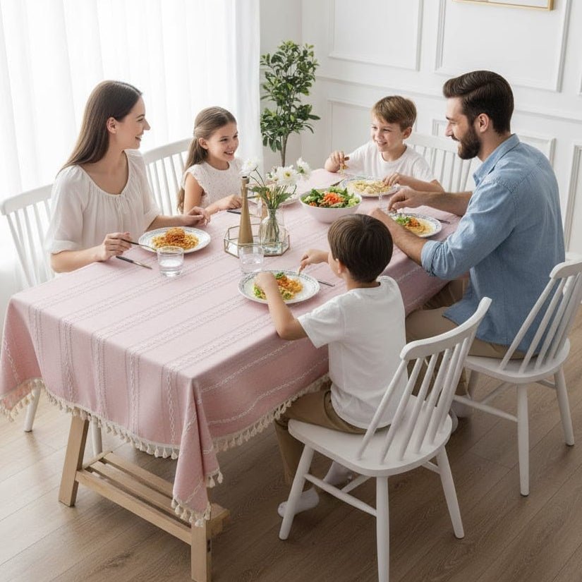 TABLELUXE – Tablecloth made of cotton and linen for an elegant look