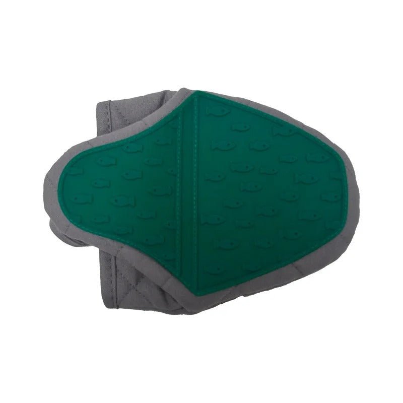 SAFEFINS – Heat-resistant fish-shaped silicone oven glove with non-slip grip