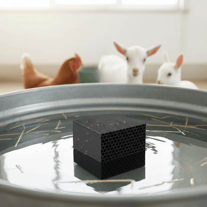 PUREHERD – Natural Organic Filtration Cube for Stable and Yard Water Systems
