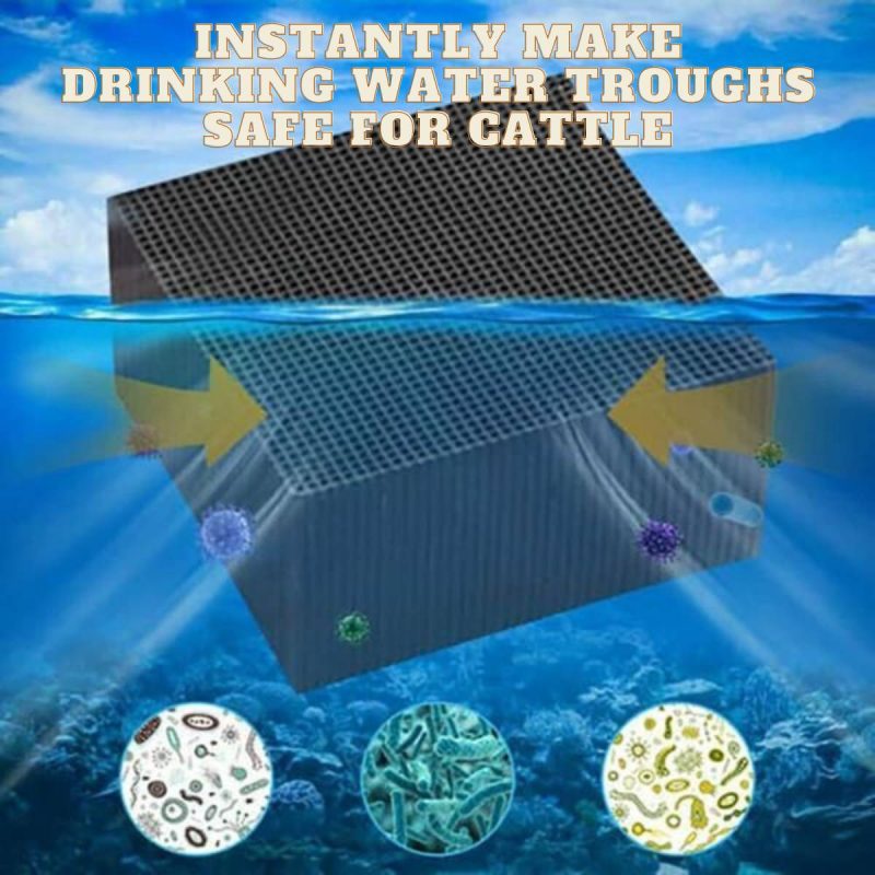 PUREHERD – Natural Organic Filtration Cube for Stable and Yard Water Systems