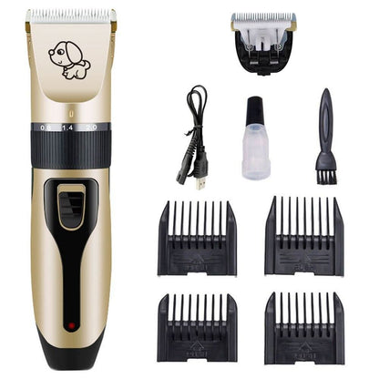 PETTS GROOMER - Professional dog trimmer with brush for all coat types