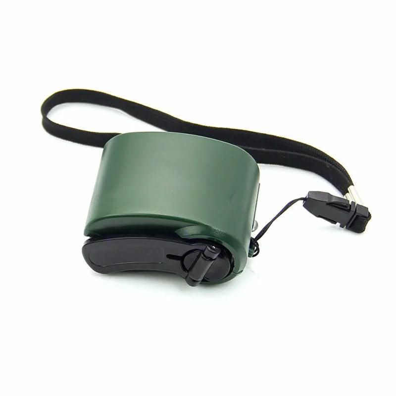CRANKCHARGE – Portable Hand Crank Emergency Charger with USB & LED