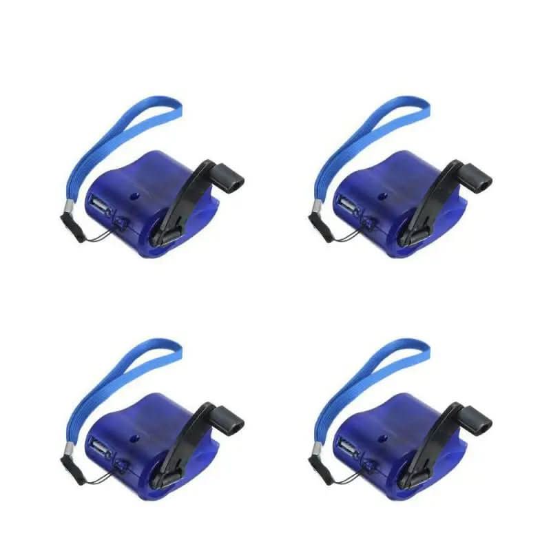 CRANKCHARGE – Portable Hand Crank Emergency Charger with USB & LED
