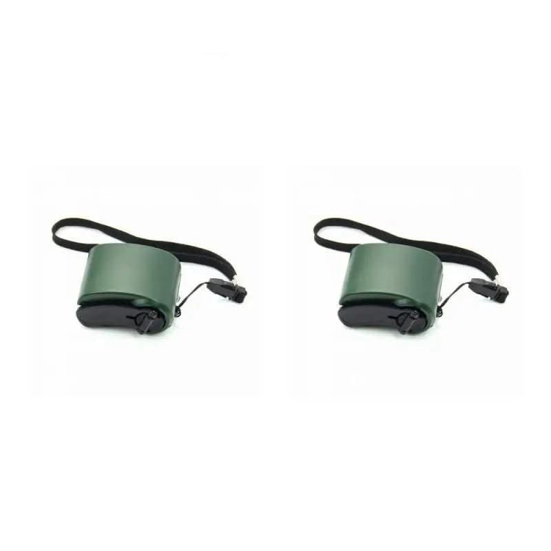 CRANKCHARGE – Portable Hand Crank Emergency Charger with USB & LED