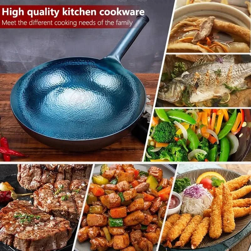 WokCraft – Traditional Iron Wok, Uncoated & Durable