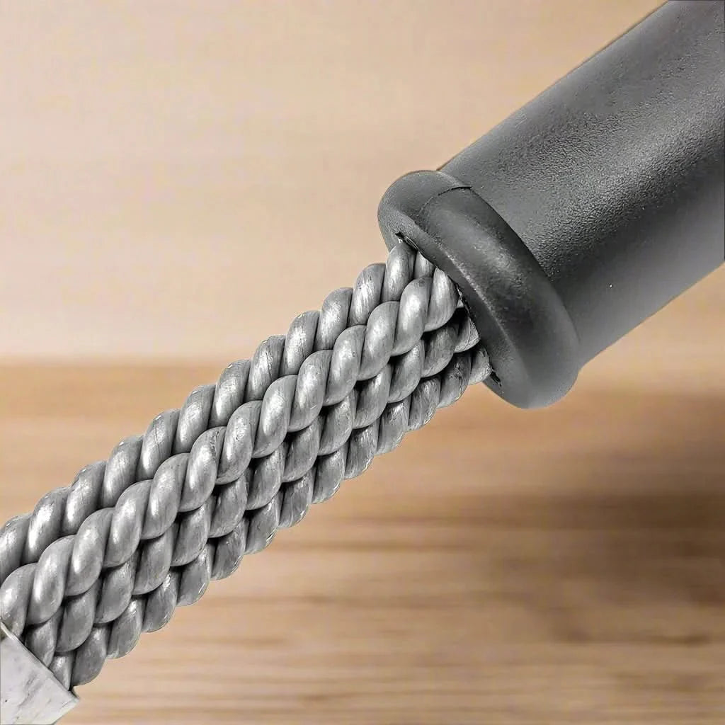 GrillMaster bristle-free BBQ brush - Safe stainless steel barbecue cleaner