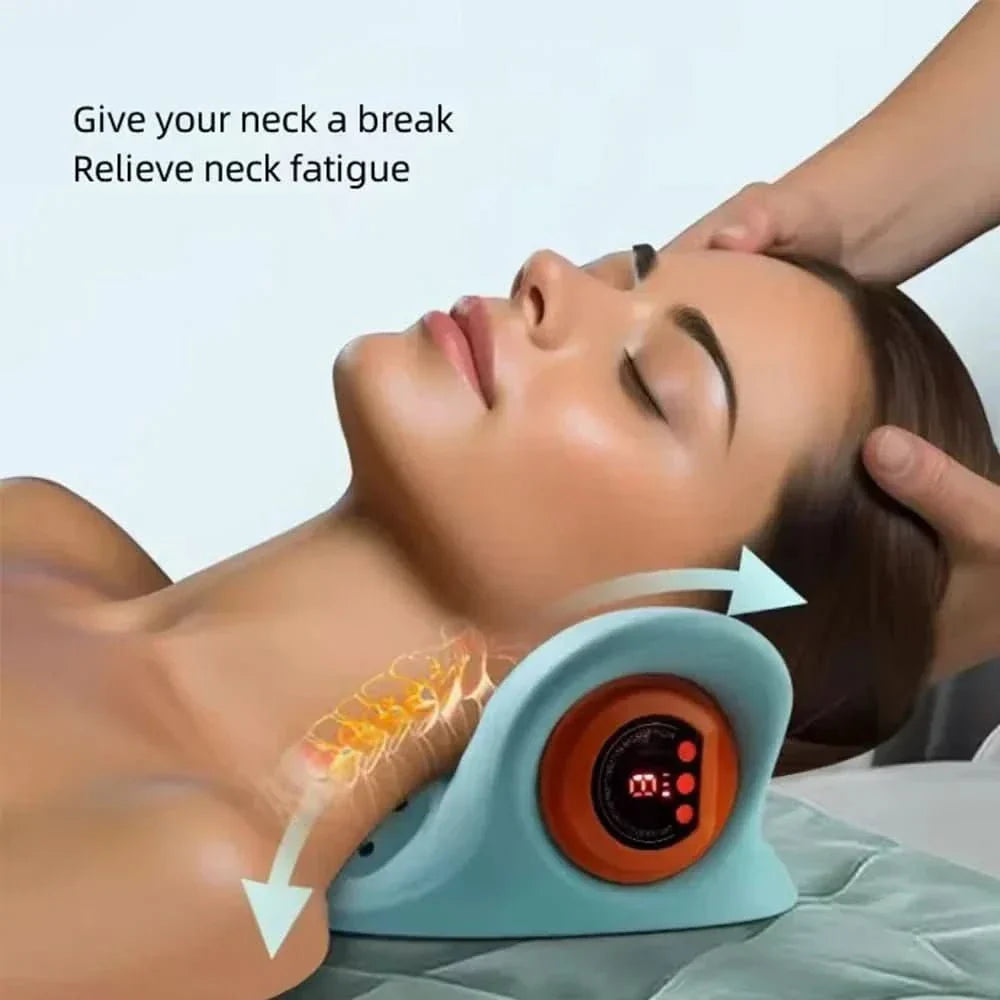 Flexease Neck Massager - EMS neck massager with acupressure & traction for pain relief
