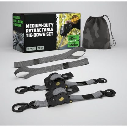 LADESPANN – Self-Retracting Tie-Down Straps for Secure Cargo
