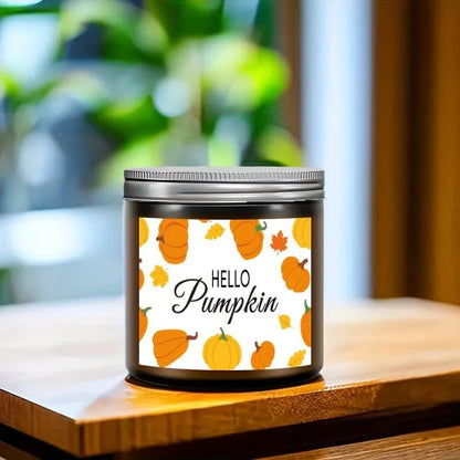AutumnGlow Scented Candle – Soy Wax Candle with Autumn Scents, 200g, Long Burn Time