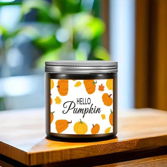 AutumnGlow Scented Candle – Soy Wax Candle with Autumn Scents, 200g, Long Burn Time