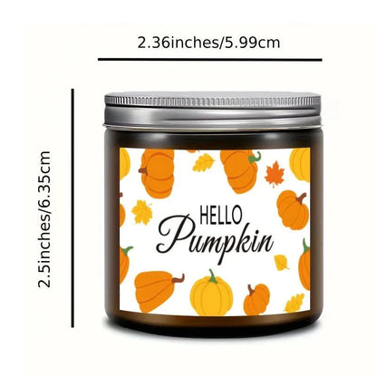 AutumnGlow Scented Candle – Soy Wax Candle with Autumn Scents, 200g, Long Burn Time