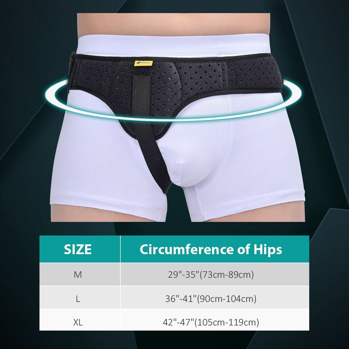 GROINRELIEF – Support belt for groin hernia for pain relief