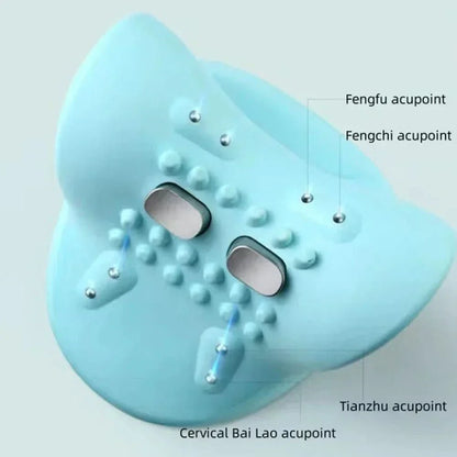 Flexease Neck Massager - EMS neck massager with acupressure & traction for pain relief
