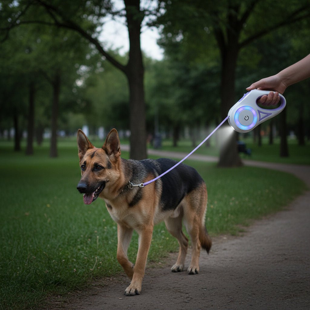 Safewalk Leash - Luminous dog leash with LED light for safe walking