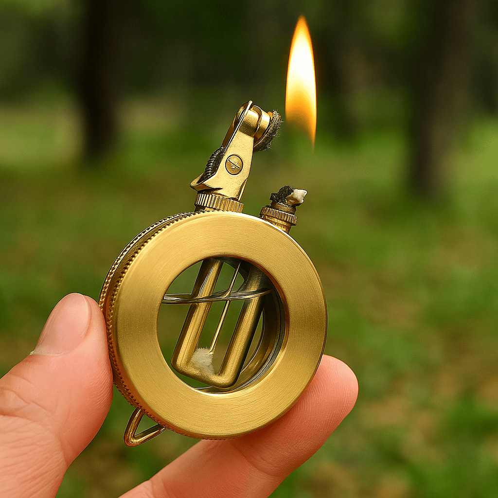 SPARKVION – Retro storm lighter with sturdy metal housing